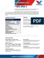 Geo Sng-4 Sae 40-Pi Sheet