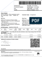 Bill To / Ship To:: Qty Gross Amount Discount Other Charges Taxable Amount CGST SGST/ Ugst Igst Cess Total Amount