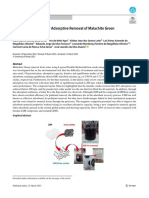 Magnetic Mgal LDH For Adsorptive Removal of Malachite Green From Water