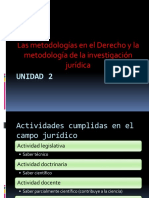 Unidad 2. La Investigación Jurídica, Su Objeto, Límites. Enfoques y Alcances