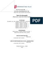 Modelo de Monografía - Indicaciones y Rúbrica