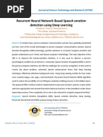 10 - Recurrent Neural Network Based Speech Emotion