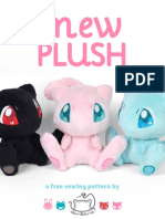 Mew Plush Sewing Pattern