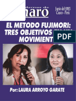 El Metodo Fujimori: Tres Objetivos en Un Movimiento / Laura Arroyo G.