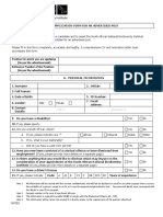 SANBI Application Form