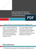 The Failure of Denver International Airport's Automated Baggage