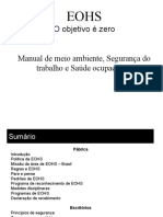 Manual de Meio Ambiente, Segurança Do Trabalho