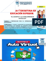 Sesión 6-El Acento y La Concurrencia Vocalica