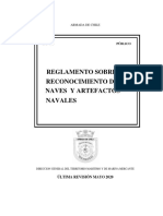 TM 003 Reglamento Sobre Reconocimiento de Naves y Artefactos Navale Ver - Mayo - 2020