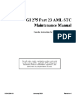 GI 275 Part 23 AML STC Maintenance Manual: Contains Instructions For Continued Airworthiness For STC SA02658SE