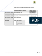 Assessment For SITXFSA006