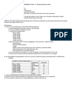 PERFORMANCE TASK 2nd Quarter BM