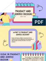 G4 Lesson 8 Product and Service Design