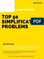 Top 50 Simplification Questions