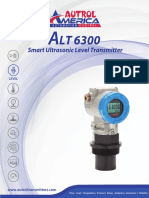 ALT6300 Smart Ultrasonic Level Transmitter Catalog