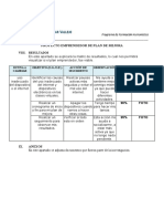 INDICACIONES A REALIZAR AVANCE DE PROYECTO PLAN DE MEJORA Semana 12