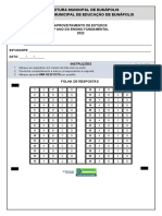 Folha Resposta Etapa I