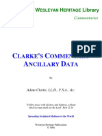 Clarke's Commentary Ancillary Data