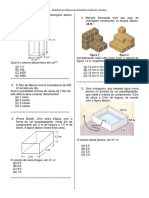 Resolver Problema Envolvendo Noções de Volume