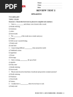 Review Test 3 - Reading