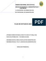 5 Estructura Mejorada Plan de Estudios 2020 Acorde Al Licenciamiento