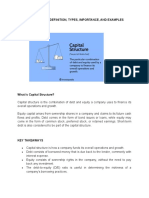 Capital Structure Definition