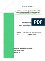 Optimisation Et Amelioration de La productionTSMFM