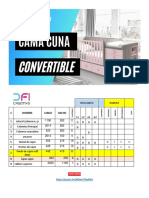 Despiece Cama Cuna Convertible