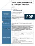 Examen - (AAB01) Cuestionario 3 - Fortalezca Su Aprendizaje Dando Respuesta Al Cuestionario 3, Sobre Los Contenidos 3.1. Al 3.4