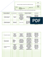 Analisis de Trabajo Seguro Laboratorio Clinico Rapilab