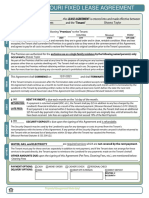 Missouri Lease Agreement