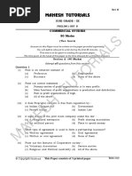 IX-ICSE-Commercial Studies - Prelim 1 - Set B (QP)