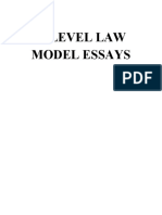 A-Level Law Essays