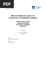 TFG Efecto Del Deficit de Sueño en La Conduccion y Rendimiento Cognitivo