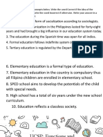 Q2L8 Function and Importance of Education in The Society