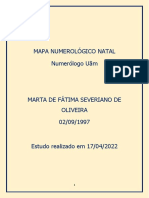 Mapa Numerológico - Marta de Fátima Severiano de Oliveira - Abril 2022