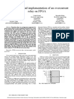 Digital Design and Implementation of An Overcurrent Relay On FPGA