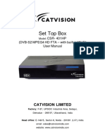 CATVISION STB CSR 401HP User Manual With Wifi