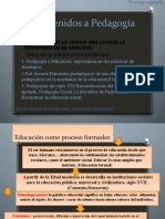 Educacion y Pedagogia