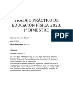 Trabajo Práctico de Educación Física, 2023