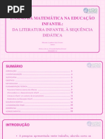 Ensino Da Matemática Na Educação Infantil Da Literatura Infantil À Sequência Didática