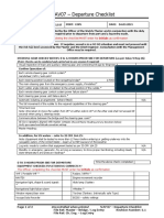 Nav 07 - Departure Checklist