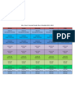 Mrs. Rose's Second Grade Class Schedule 2011-2012: Monday Tuesday Wednesday Thursday Friday