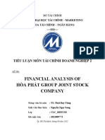 Financial Analysis of Hòa Phát Group Joint Stock Company