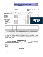 Individual Application Firearm Registration