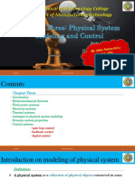 MECHATRONICS CHAPTER 3 Physical System Modeling and Control