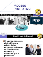 Unidad I La Empresa Diapositivas