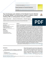 The Development and Validation of The Blended Socratic Method of Teaching