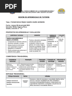 Sesion y Ficha de Tutoria 08 de Junio