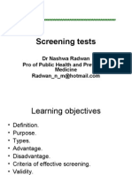 Screening Tests